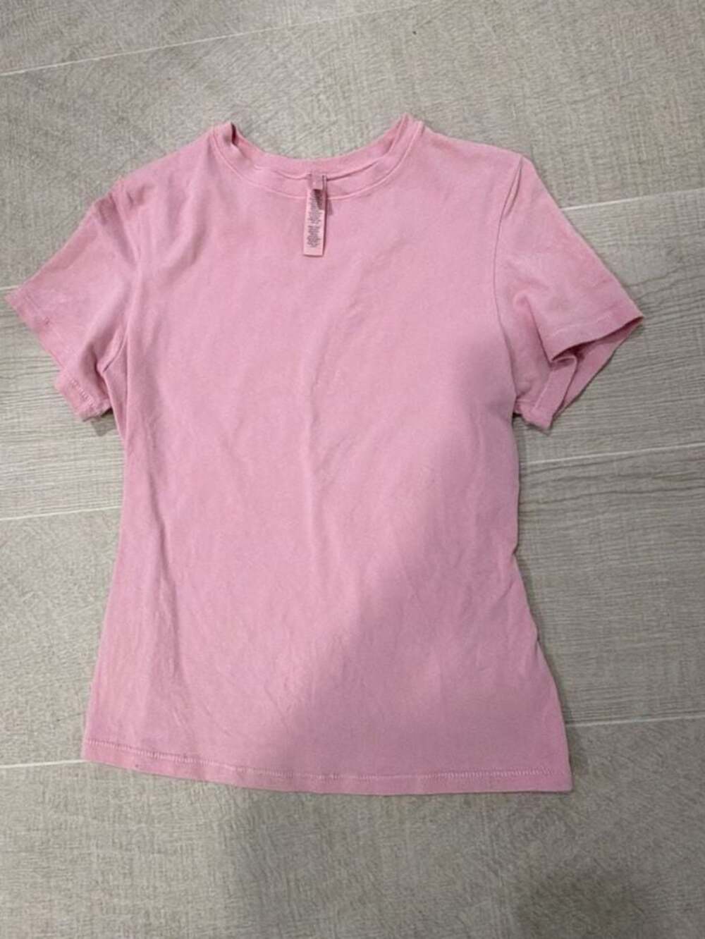 SKIMS Soft Lounge Short Sleeve T-Shirt Pink